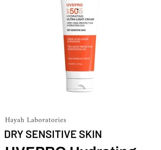 Uvepro dry sensitive skin SPF 50 Cream 50ml